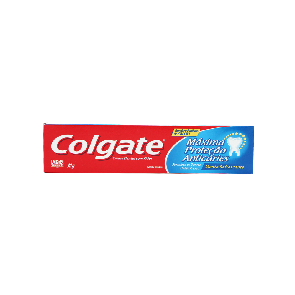 Creme Dental Colgate Máxima Proteção Anticáries Menta Refrescante 90g
