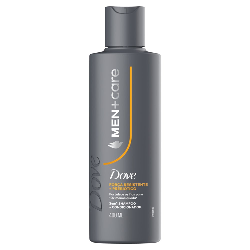 Shampoo 2 Em 1 Dove Men+Care Força Resistente 400ml