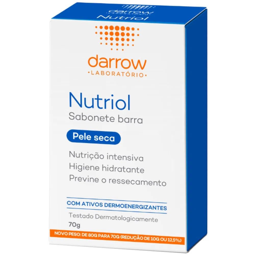 Sabonete Em Barra Darrow Nutriol Pele Seca 70g