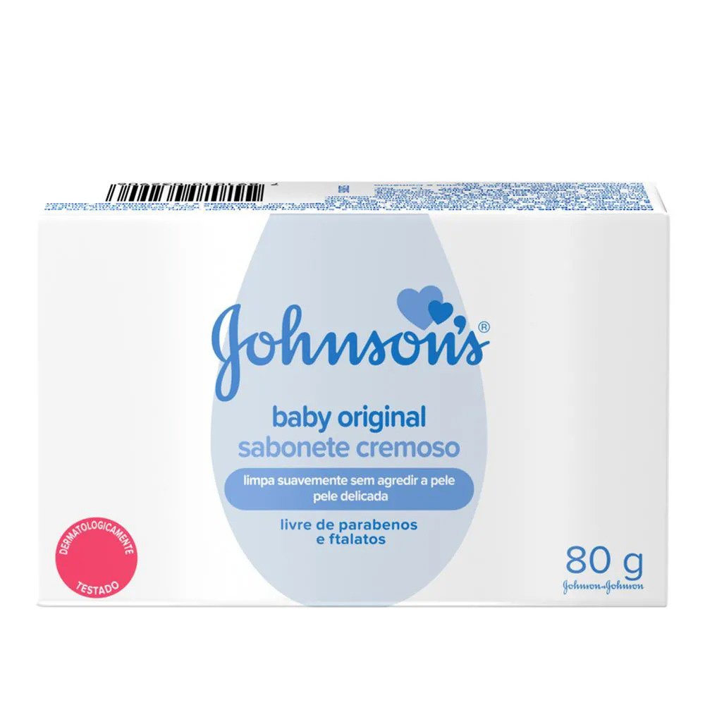 Sabonete Em Barra Johnson's Baby Original 80g