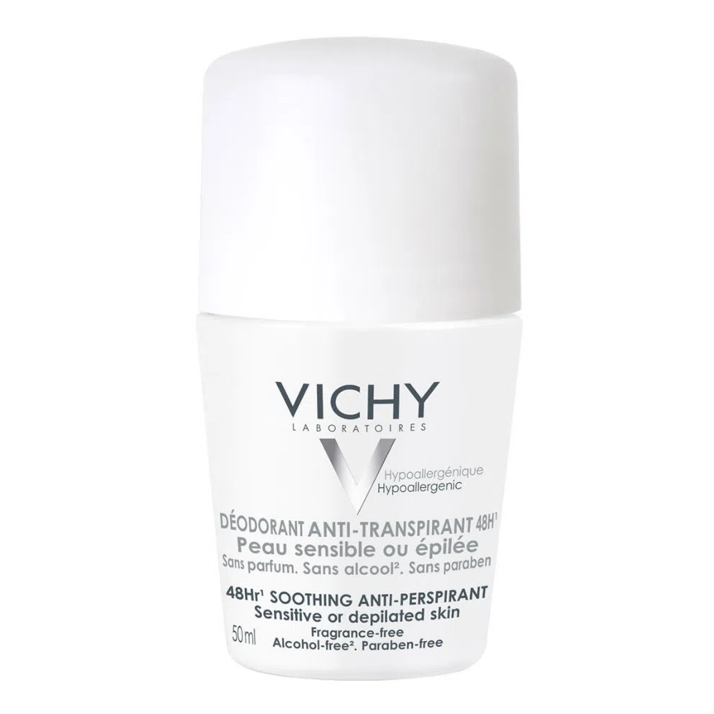 Desodorante Antitranspirante Roll On Vichy Pele Sensível 50ml