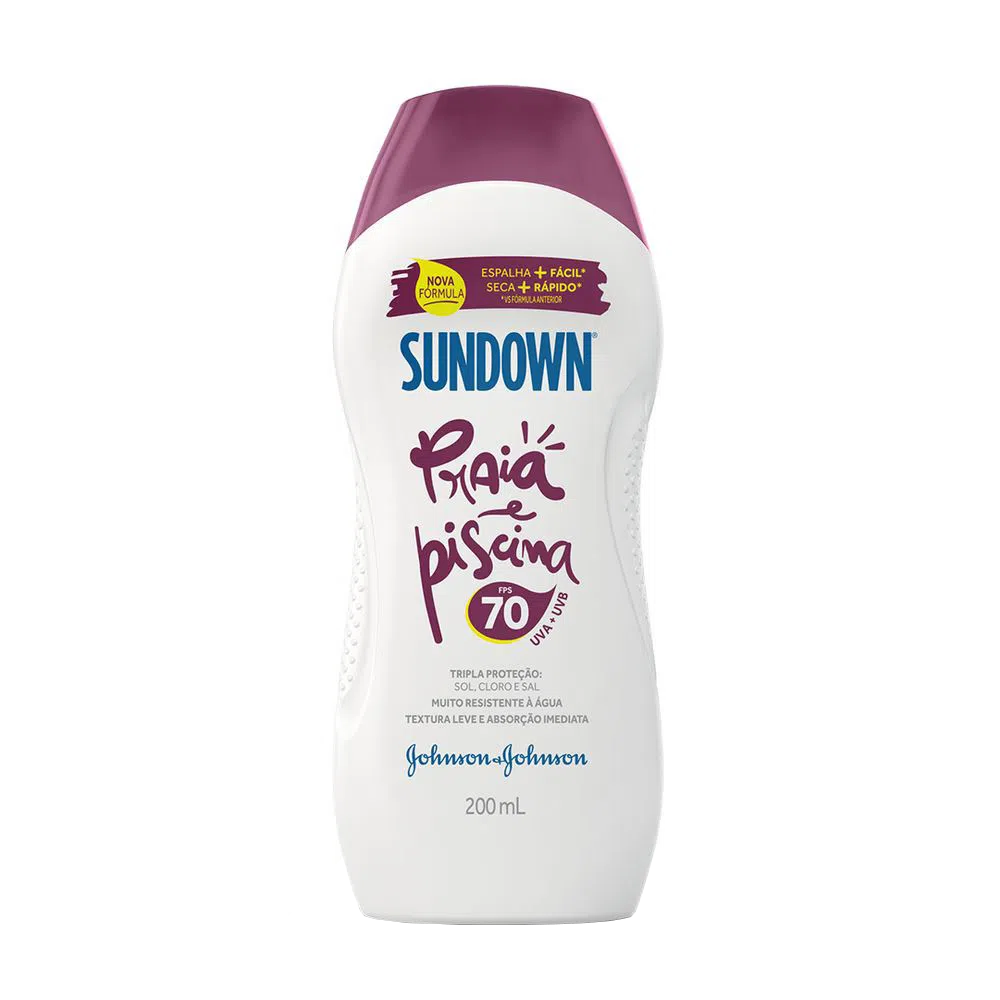 Protetor Solar Sundown Praia E Piscina Fps70 200ml