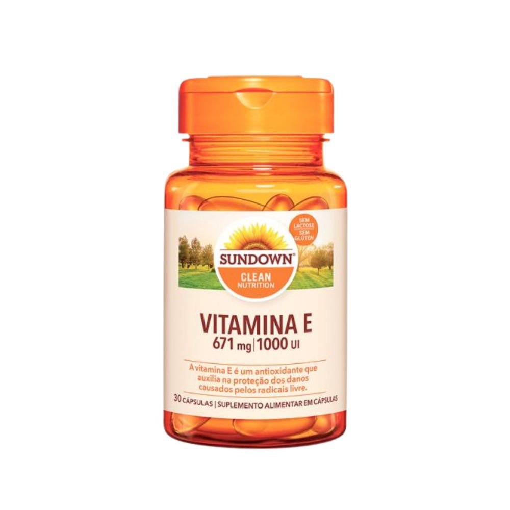 Suplemento Alimentar Vitamina E 1000ui 30 Cápsulas