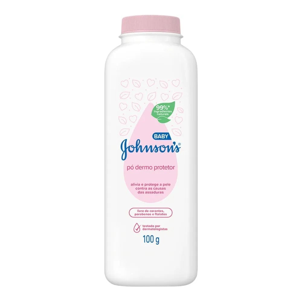 Talco Pó Dermo Protetor Johnson's Baby Original 100g