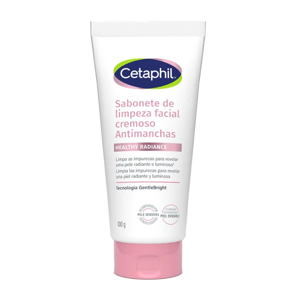 Sabonete De Limpeza Facial Cremoso Antimanchas Cetaphil Healthy Radiance 100g